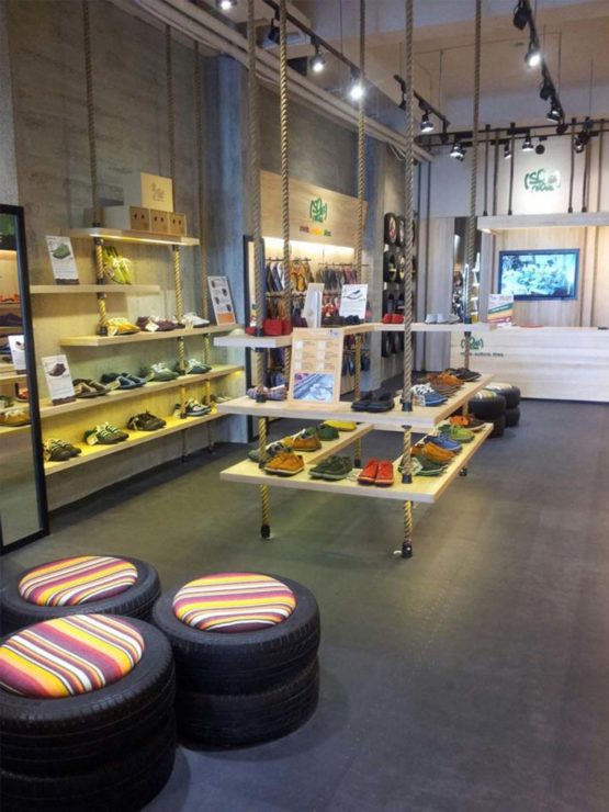 Inside a soleRebels shop