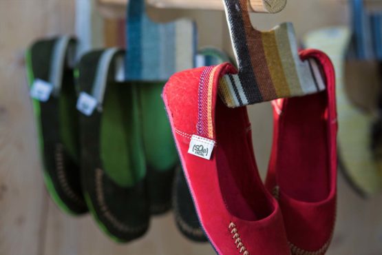 The final product: some women's shoes on sale